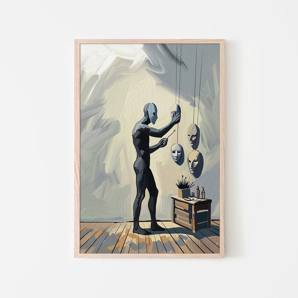 CARETAS-by-Giovanna Gil Alves-wall-art-print-canvas-poster-framed-Gioia