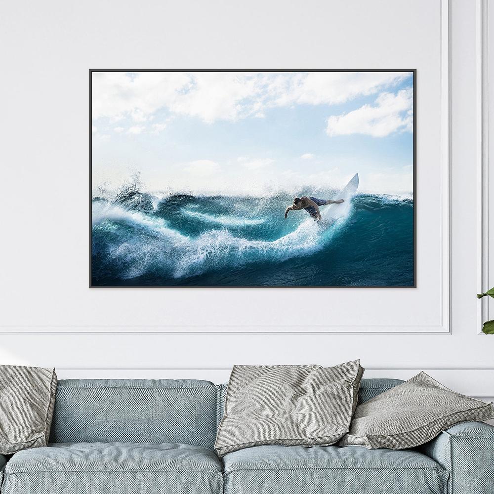Catch A Wave, Style B-by-Gal Pittel-wall-art-print-canvas-poster-framed-Gioia