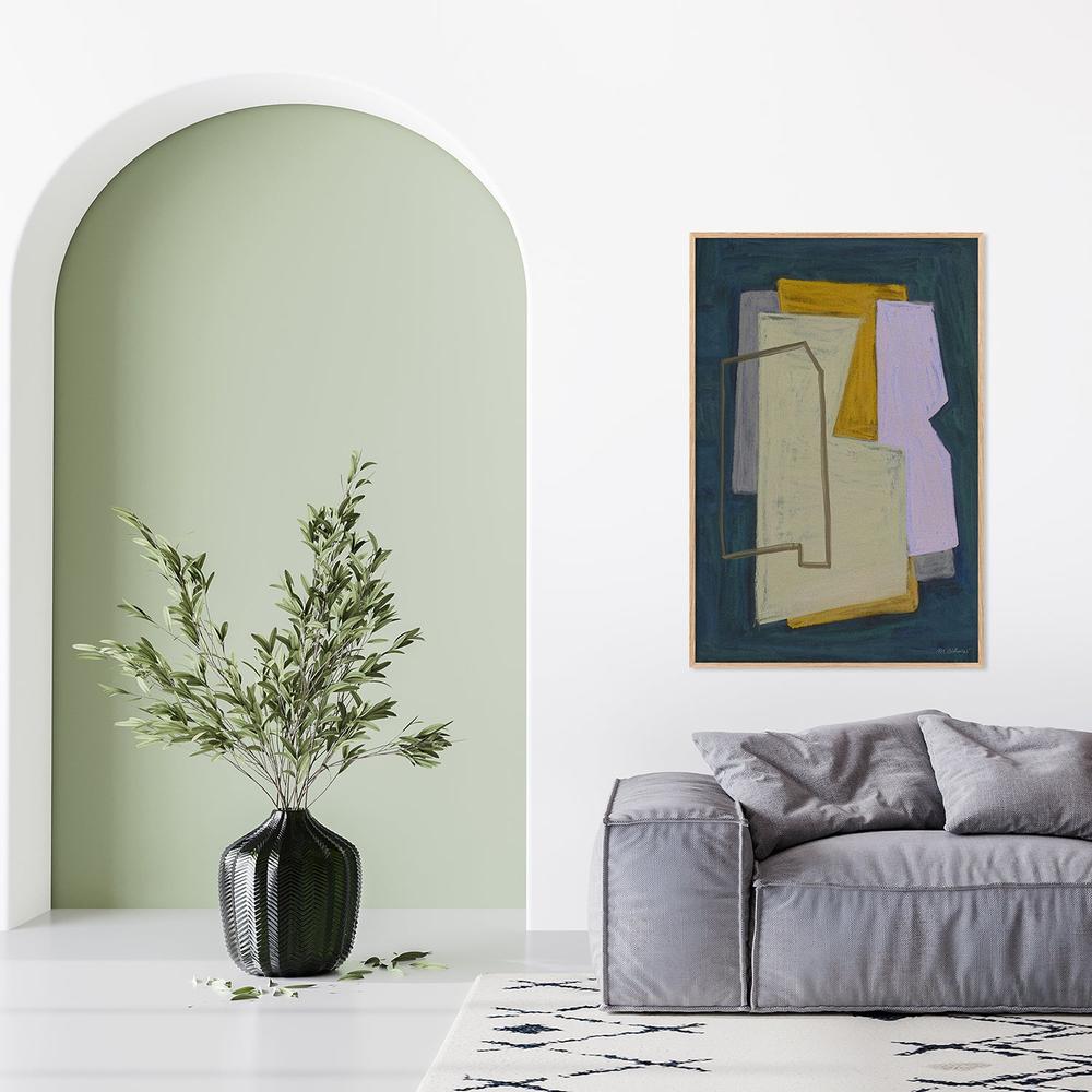 Chalk and Shapes, Style A-by-Mareike Bohmer-wall-art-print-canvas-poster-framed-Gioia