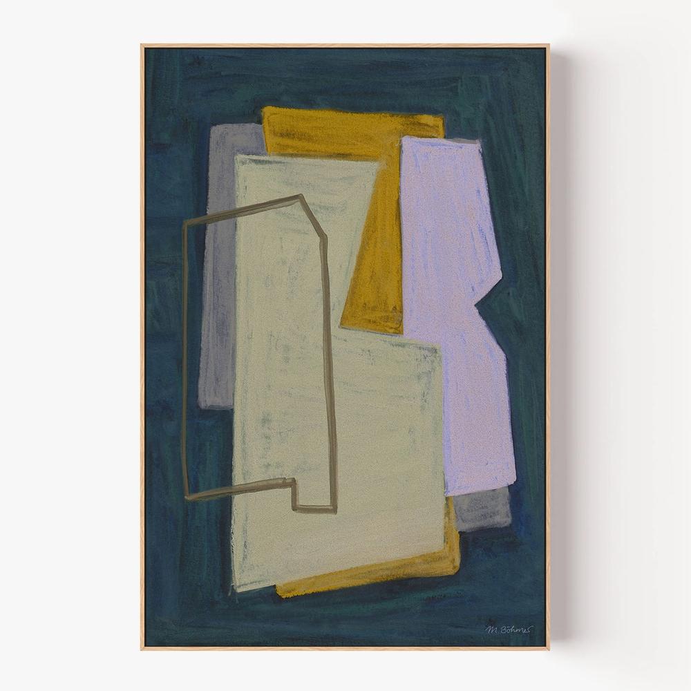 Chalk and Shapes, Style A-by-Mareike Bohmer-wall-art-print-canvas-poster-framed-Gioia