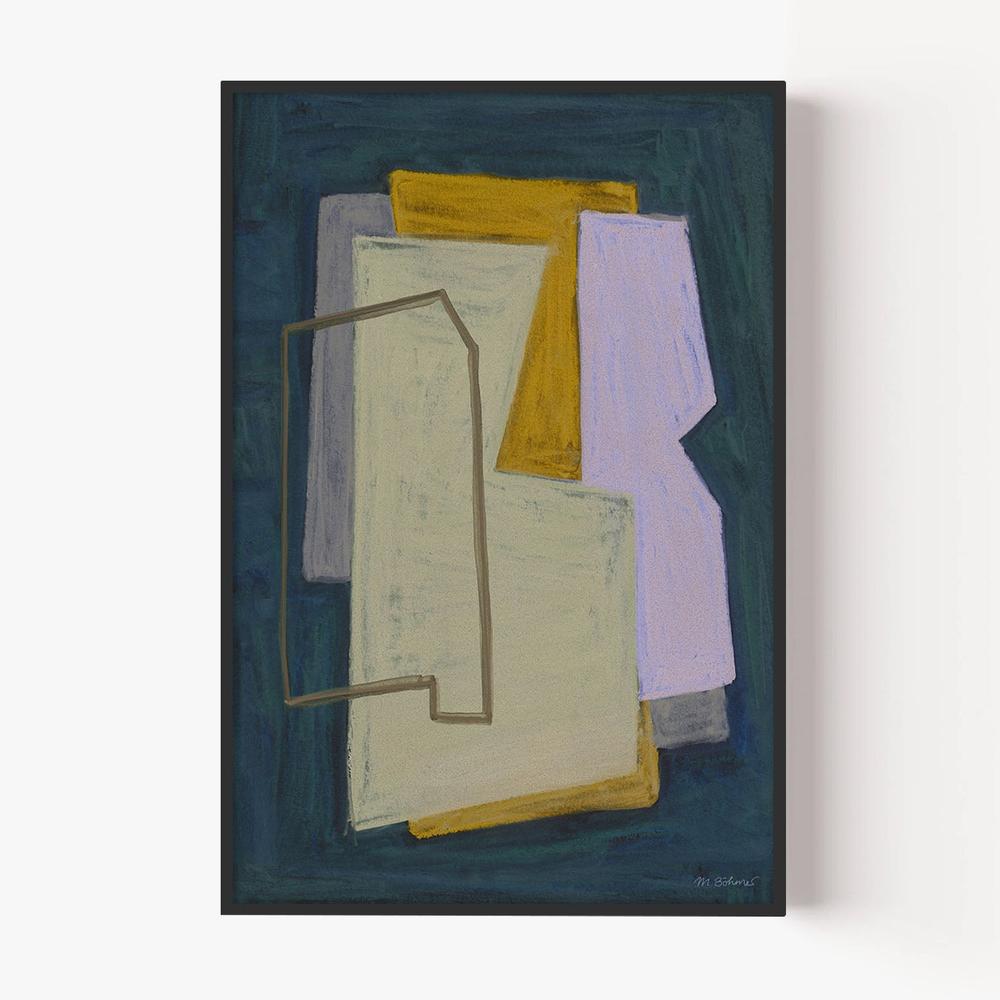 Chalk and Shapes, Style A-by-Mareike Bohmer-wall-art-print-canvas-poster-framed-Gioia