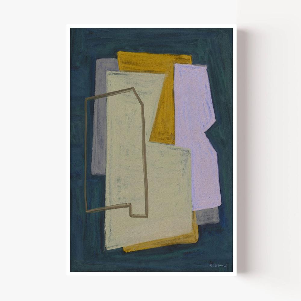 Chalk and Shapes, Style A-by-Mareike Bohmer-wall-art-print-canvas-poster-framed-Gioia