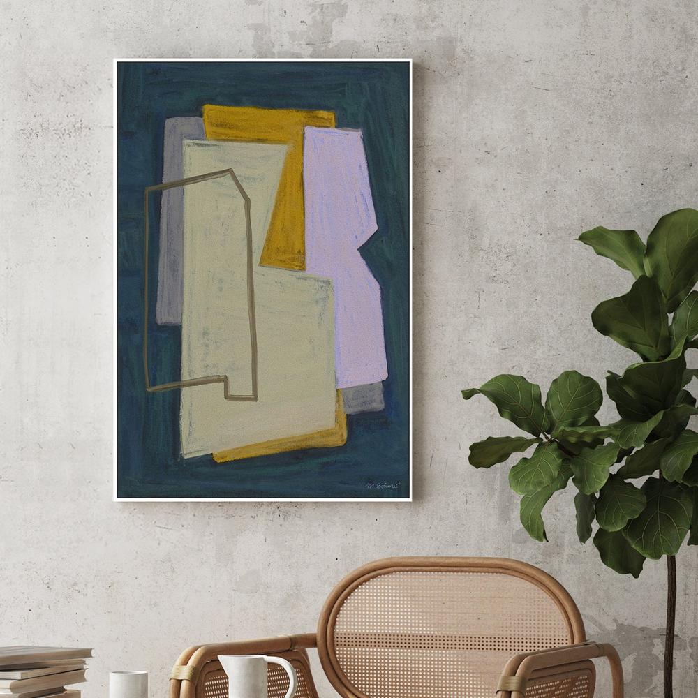 Chalk and Shapes, Style A-by-Mareike Bohmer-wall-art-print-canvas-poster-framed-Gioia