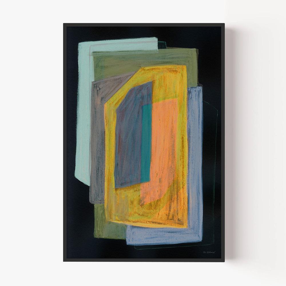 Chalk and Shapes, Style B-by-Mareike Bohmer-wall-art-print-canvas-poster-framed-Gioia