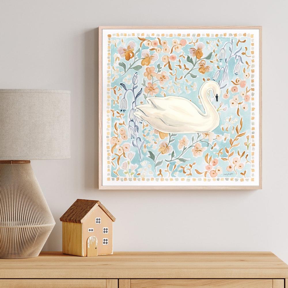 Chinoiserie Swan-by-Haley Knighten-wall-art-print-canvas-poster-framed-Gioia