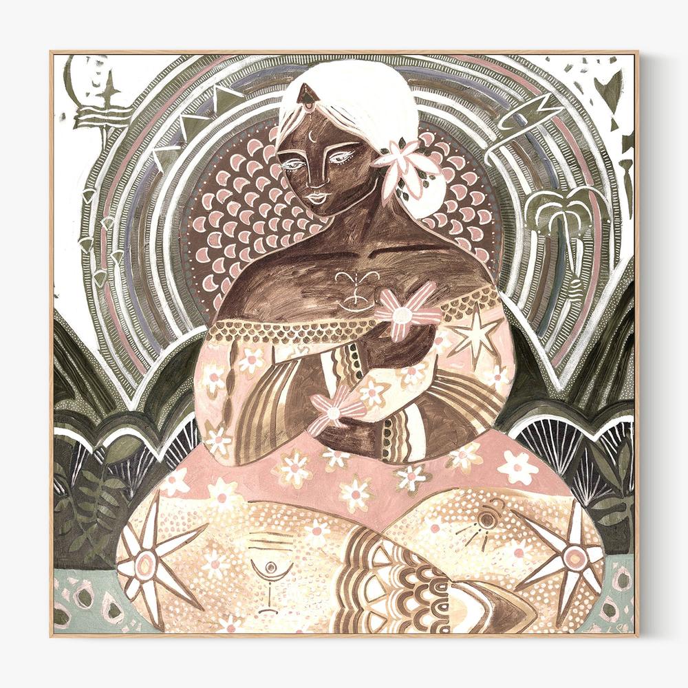 Ciel-Heavenly Skies, Sepia Tone-by-Amanda Skye-wall-art-print-canvas-poster-framed-Gioia