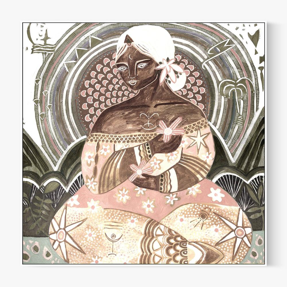 Ciel-Heavenly Skies, Sepia Tone-by-Amanda Skye-wall-art-print-canvas-poster-framed-Gioia