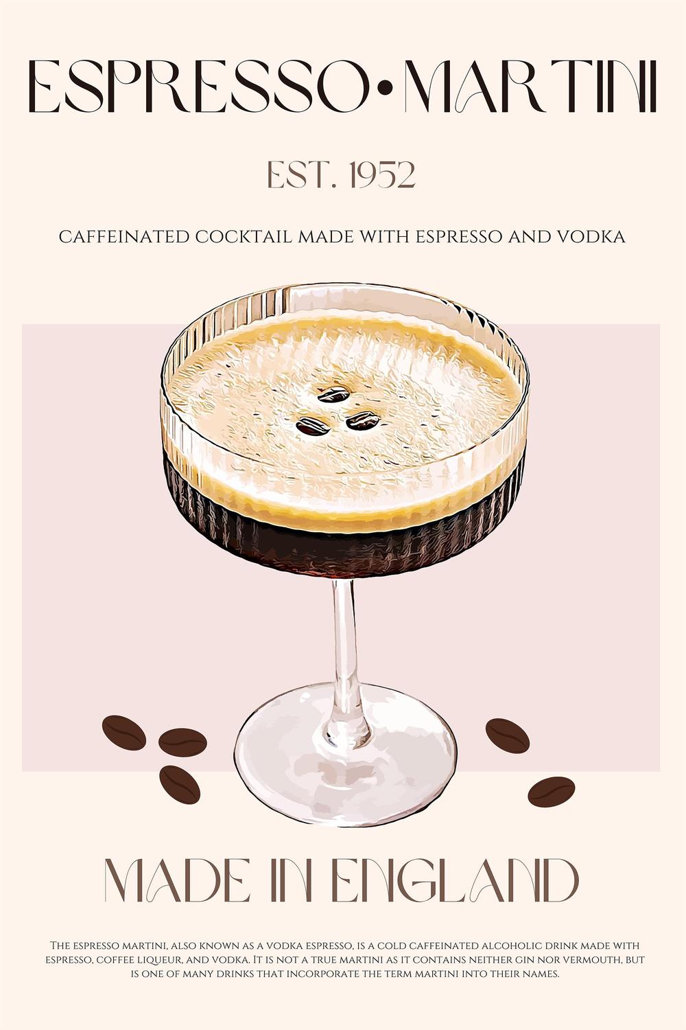 Classic Espresso Martini-by-Nazma Khokhar-wall-art-print-canvas-poster-framed-Gioia