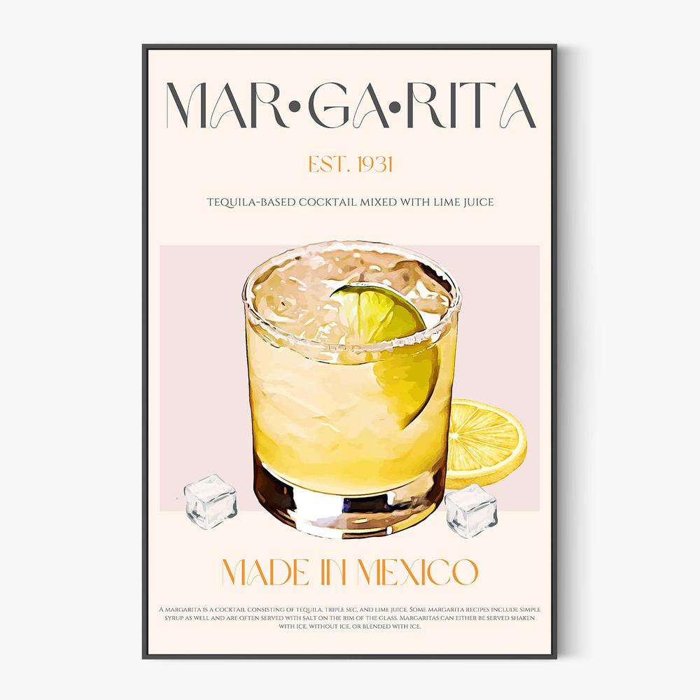 Classic Margarita Recipe-by-Nazma Khokhar-wall-art-print-canvas-poster-framed-Gioia
