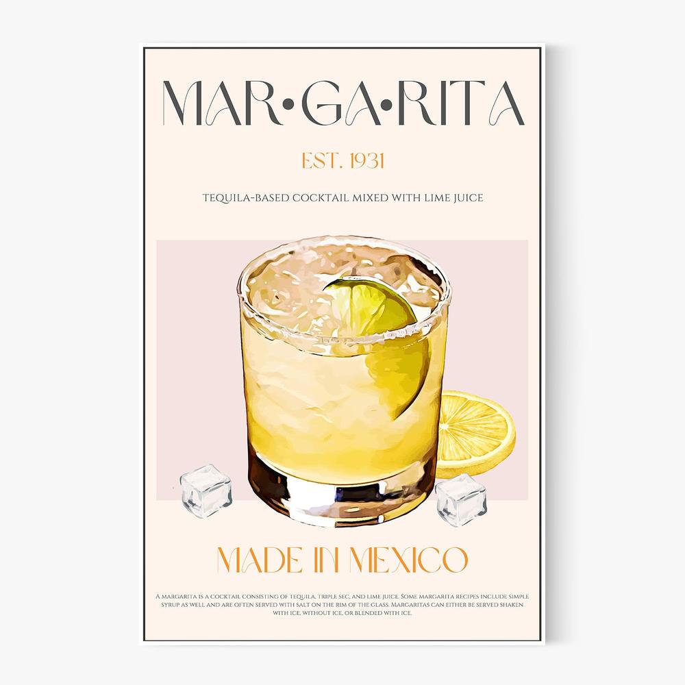 Classic Margarita Recipe-by-Nazma Khokhar-wall-art-print-canvas-poster-framed-Gioia