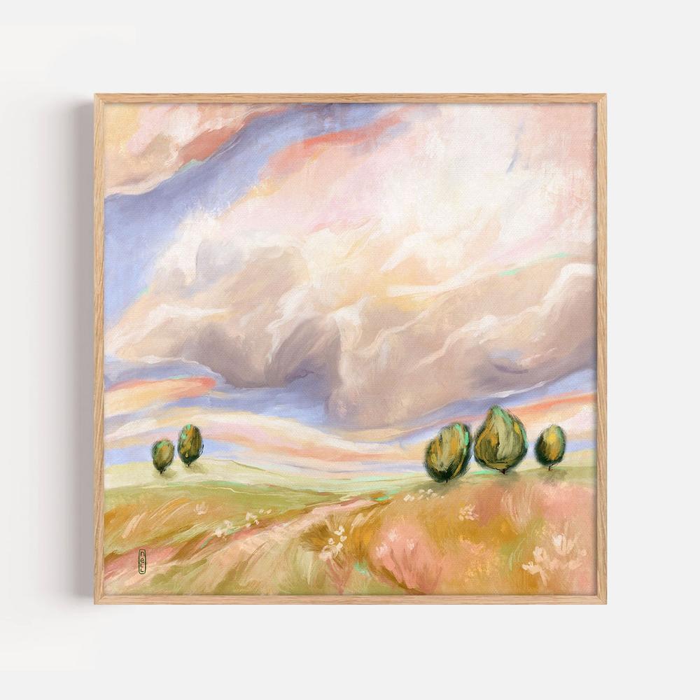 Cloud Riders-by-Lia Nell-wall-art-print-canvas-poster-framed-Gioia
