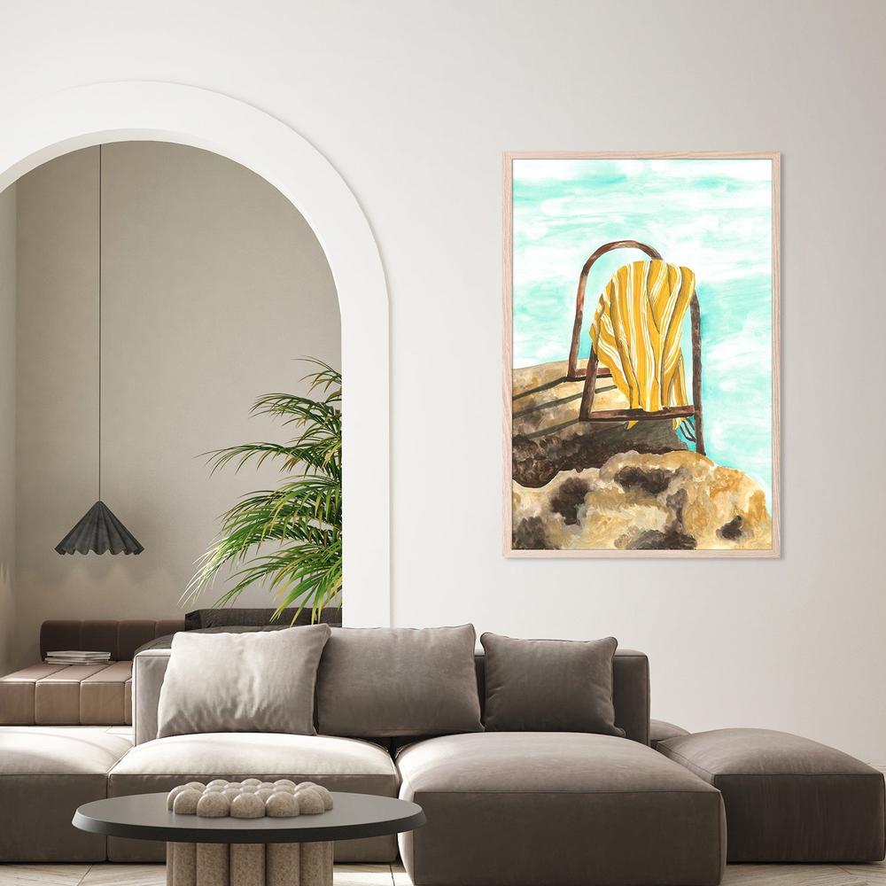 wall-art-print-canvas-poster-framed-Coastal Beach Towel-8