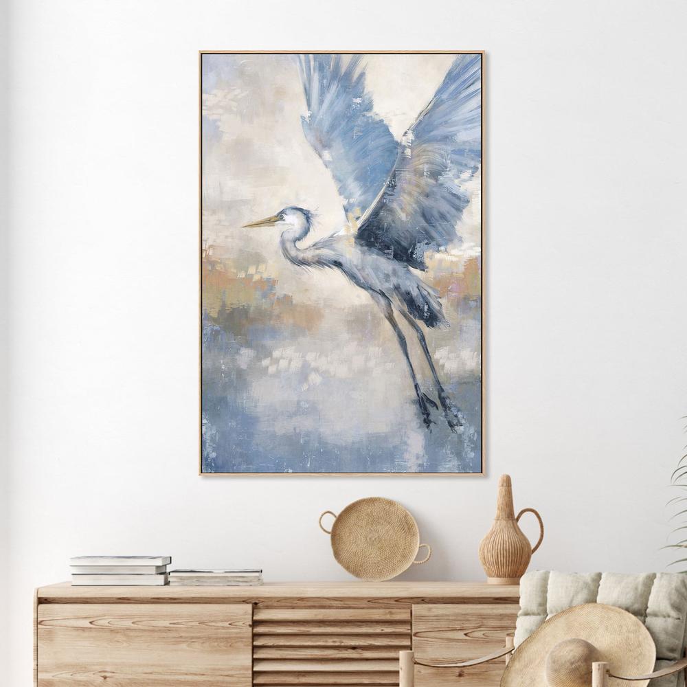 Coastal Heron, Style D-by-Gioia Template-wall-art-print-canvas-poster-framed-Gioia