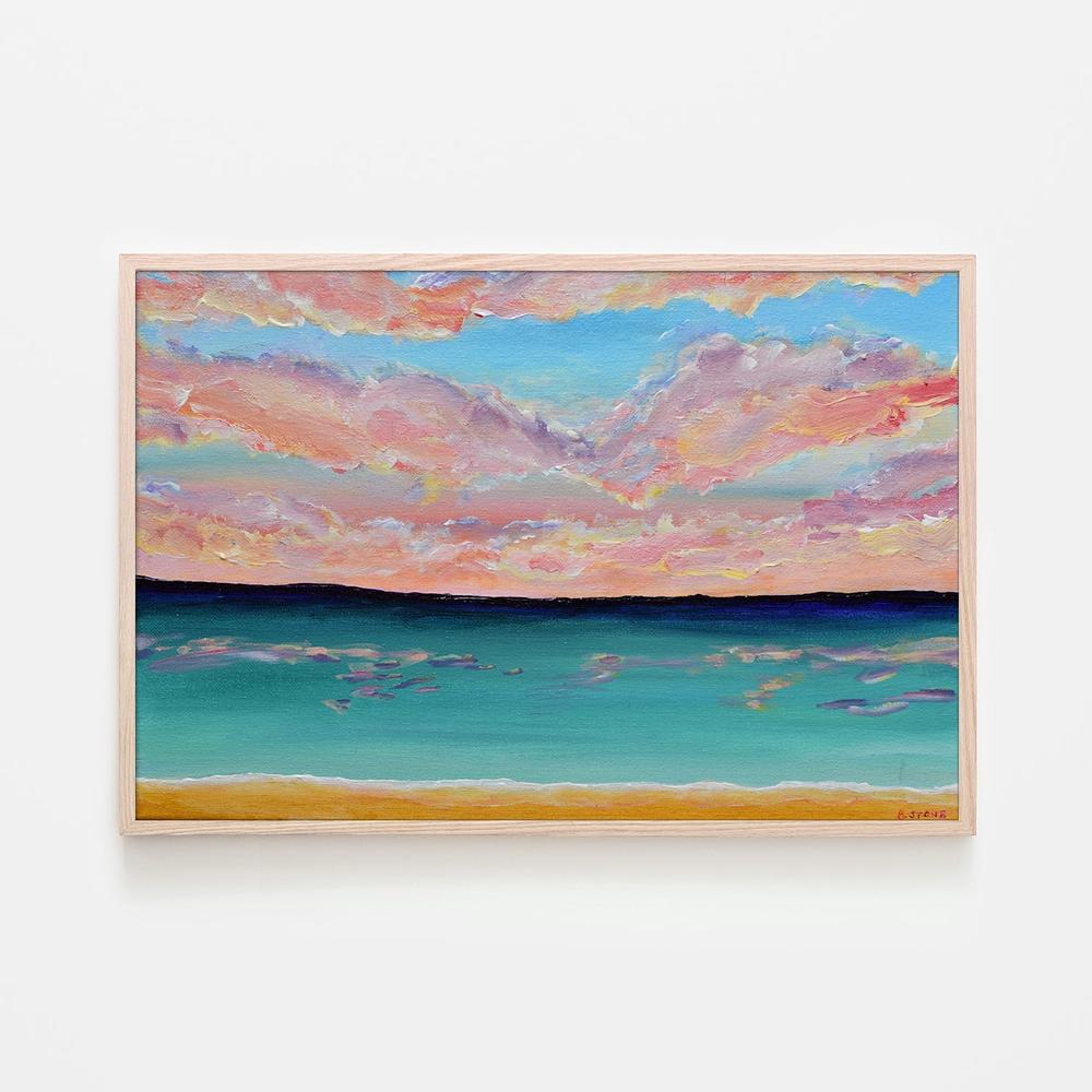 Coastal Reverie-by-Belinda Stone-wall-art-print-canvas-poster-framed-Gioia