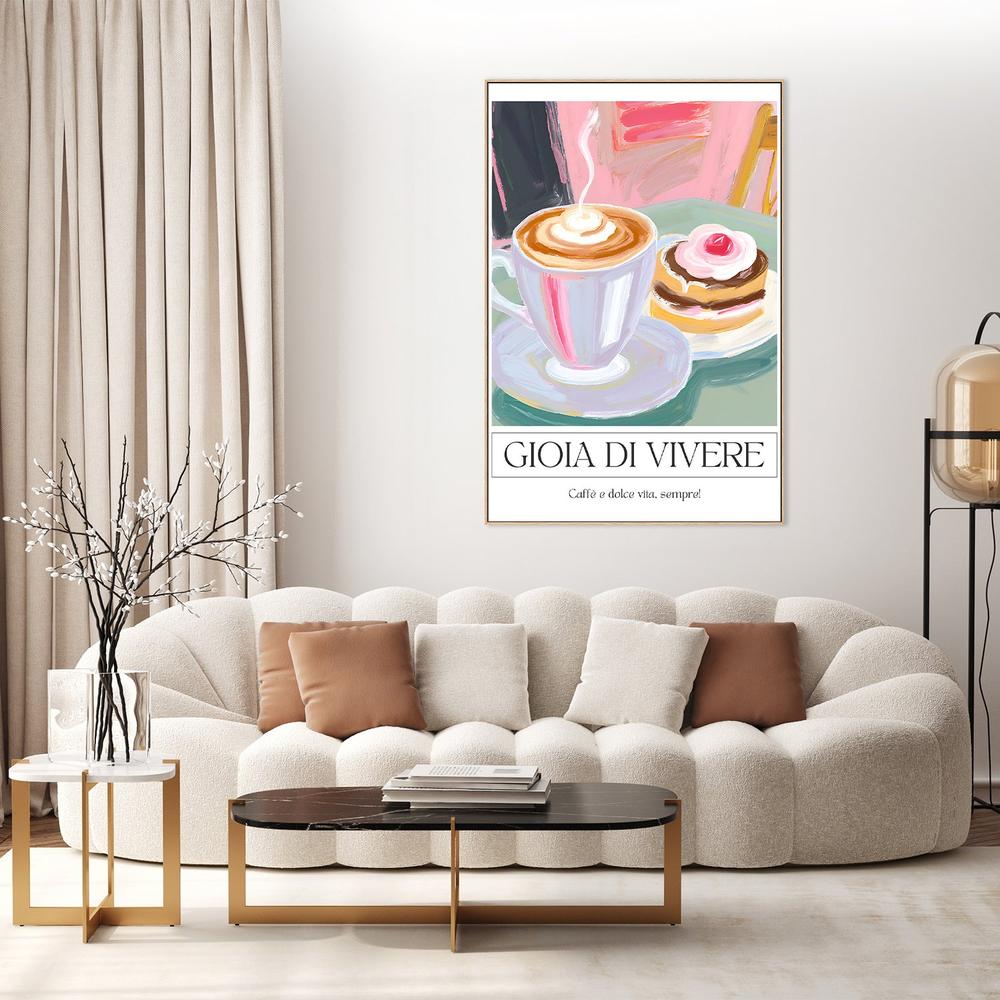 Coffee and Sweet Treat-by-Ohkimiko-wall-art-print-canvas-poster-framed-Gioia