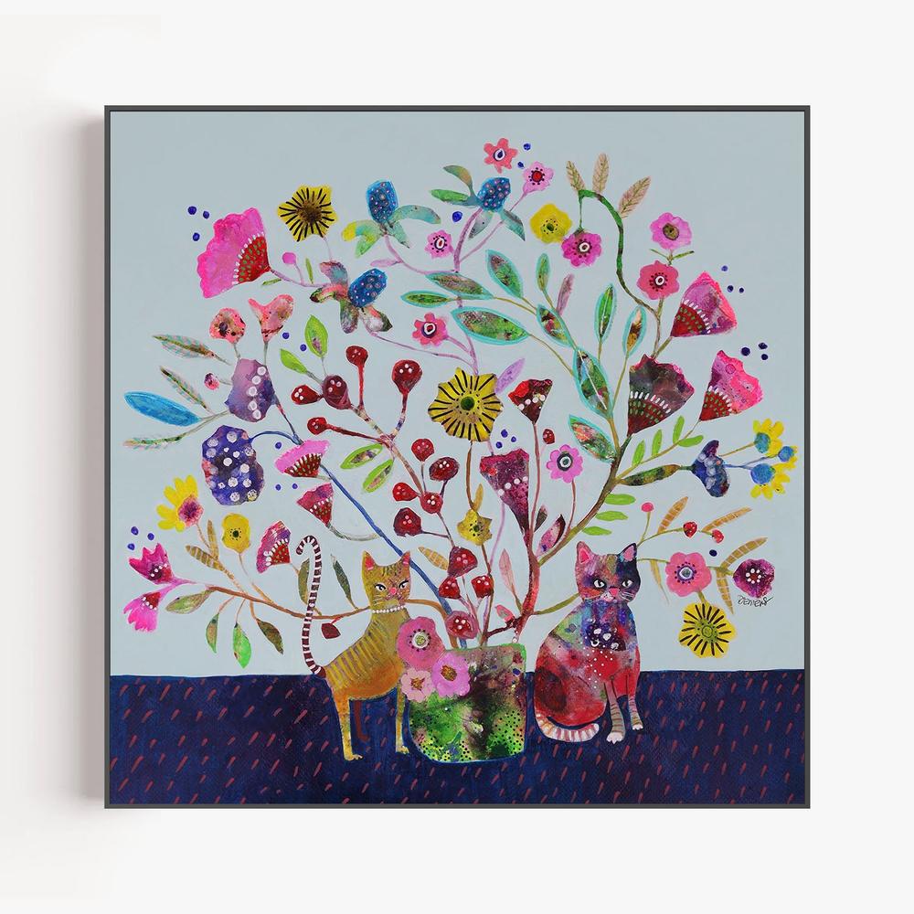 comité d'accueil-by-Sylvie Demers-wall-art-print-canvas-poster-framed-Gioia
