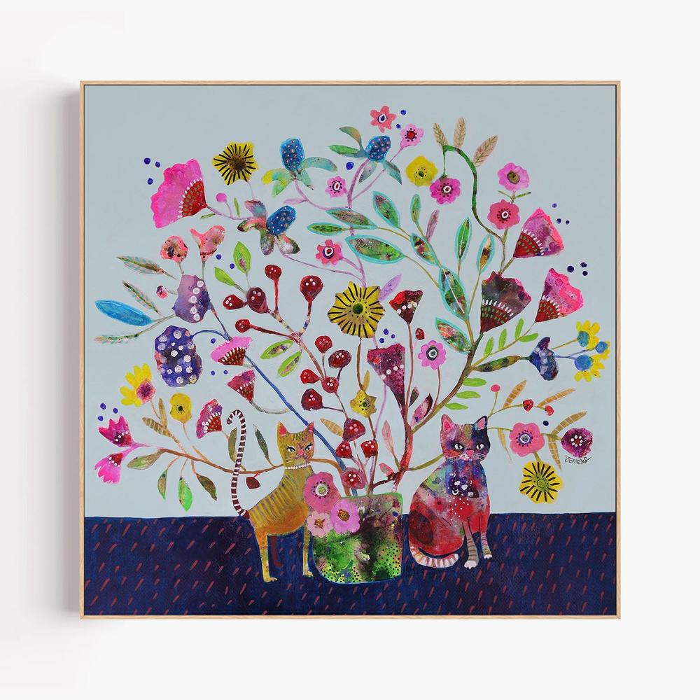 comité d'accueil-by-Sylvie Demers-wall-art-print-canvas-poster-framed-Gioia