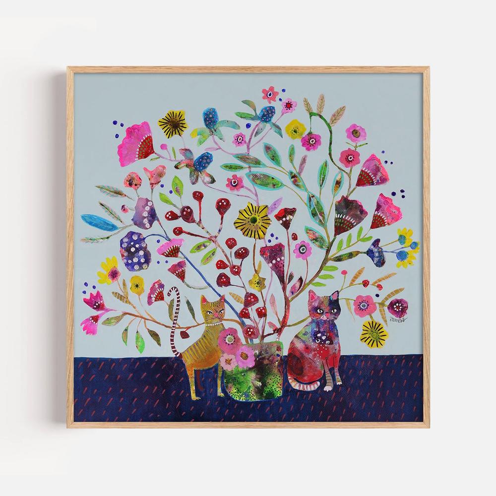 comité d'accueil-by-Sylvie Demers-wall-art-print-canvas-poster-framed-Gioia