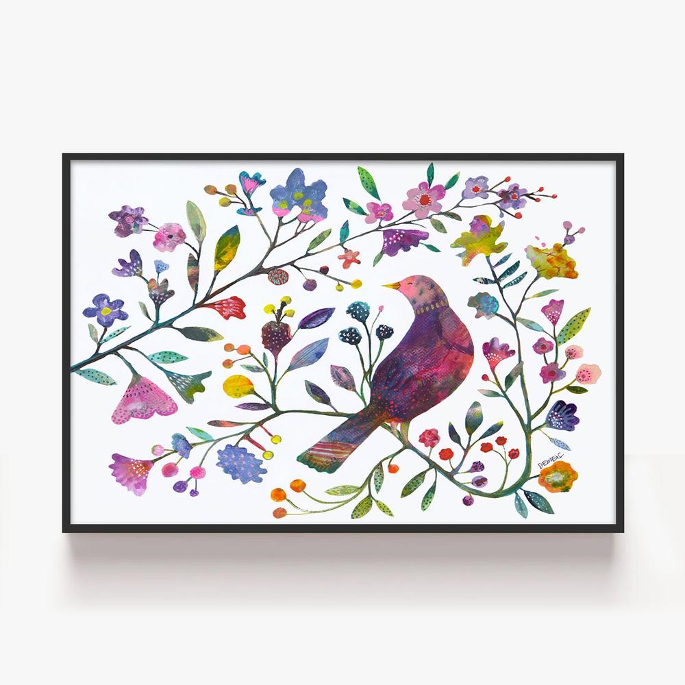 conjuguer le monde au participe présent-by-Sylvie Demers-wall-art-print-canvas-poster-framed-Gioia