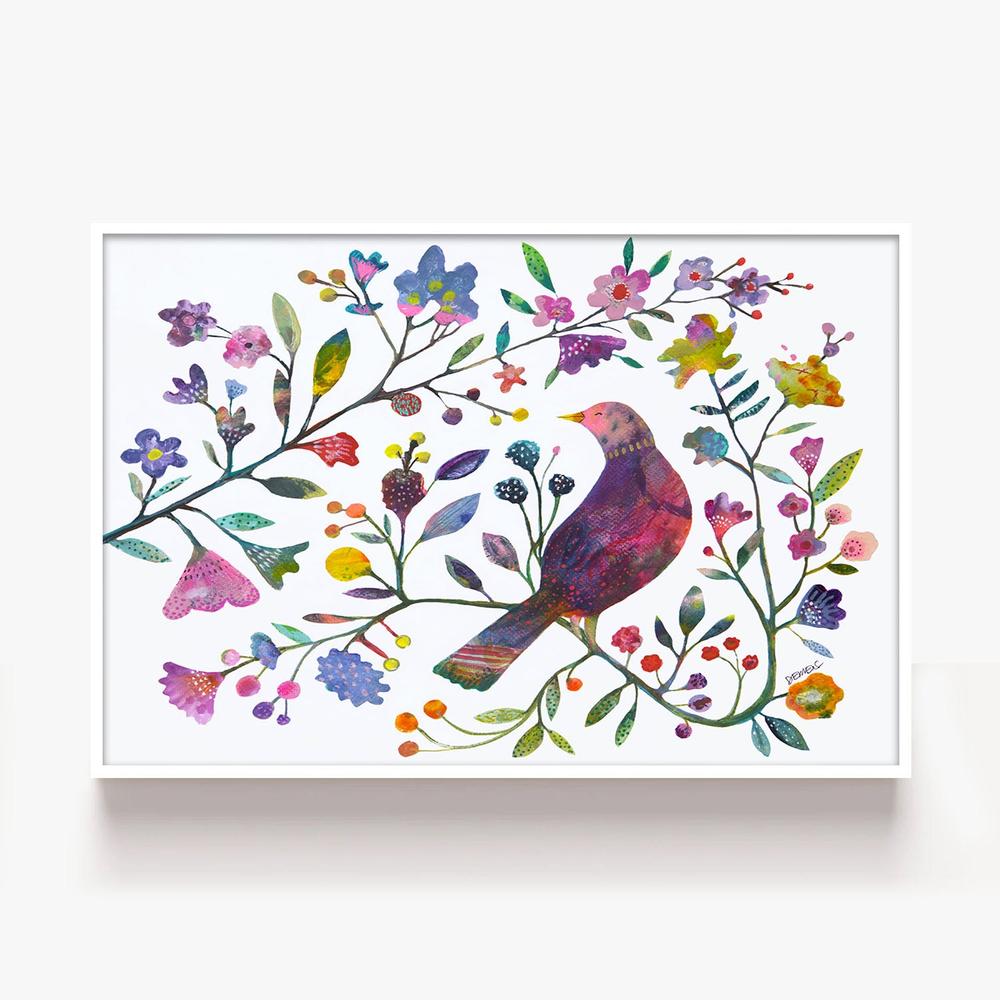 conjuguer le monde au participe présent-by-Sylvie Demers-wall-art-print-canvas-poster-framed-Gioia