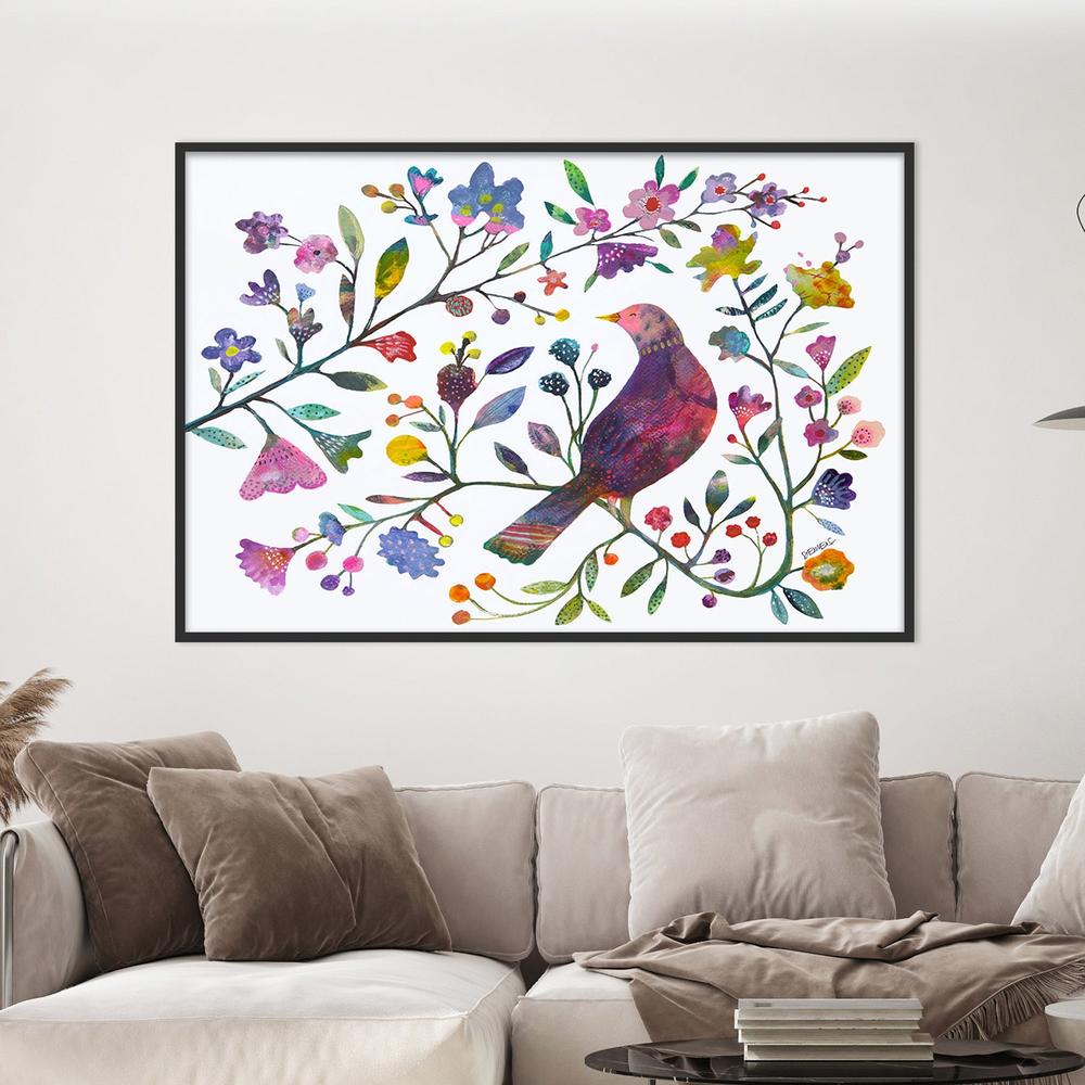 conjuguer le monde au participe présent-by-Sylvie Demers-wall-art-print-canvas-poster-framed-Gioia