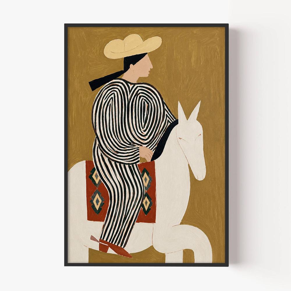 Cowgirl Spirit-by-Lady Hana-wall-art-print-canvas-poster-framed-Gioia