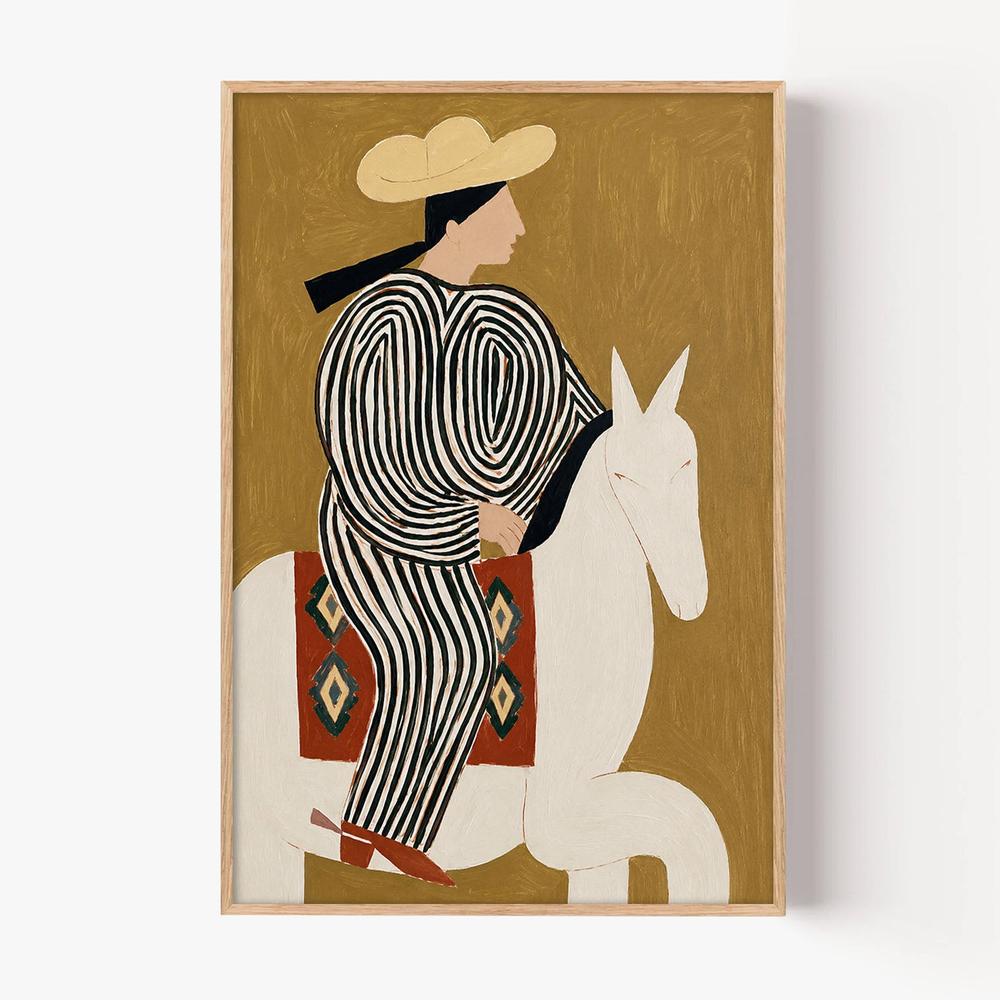Cowgirl Spirit-by-Lady Hana-wall-art-print-canvas-poster-framed-Gioia