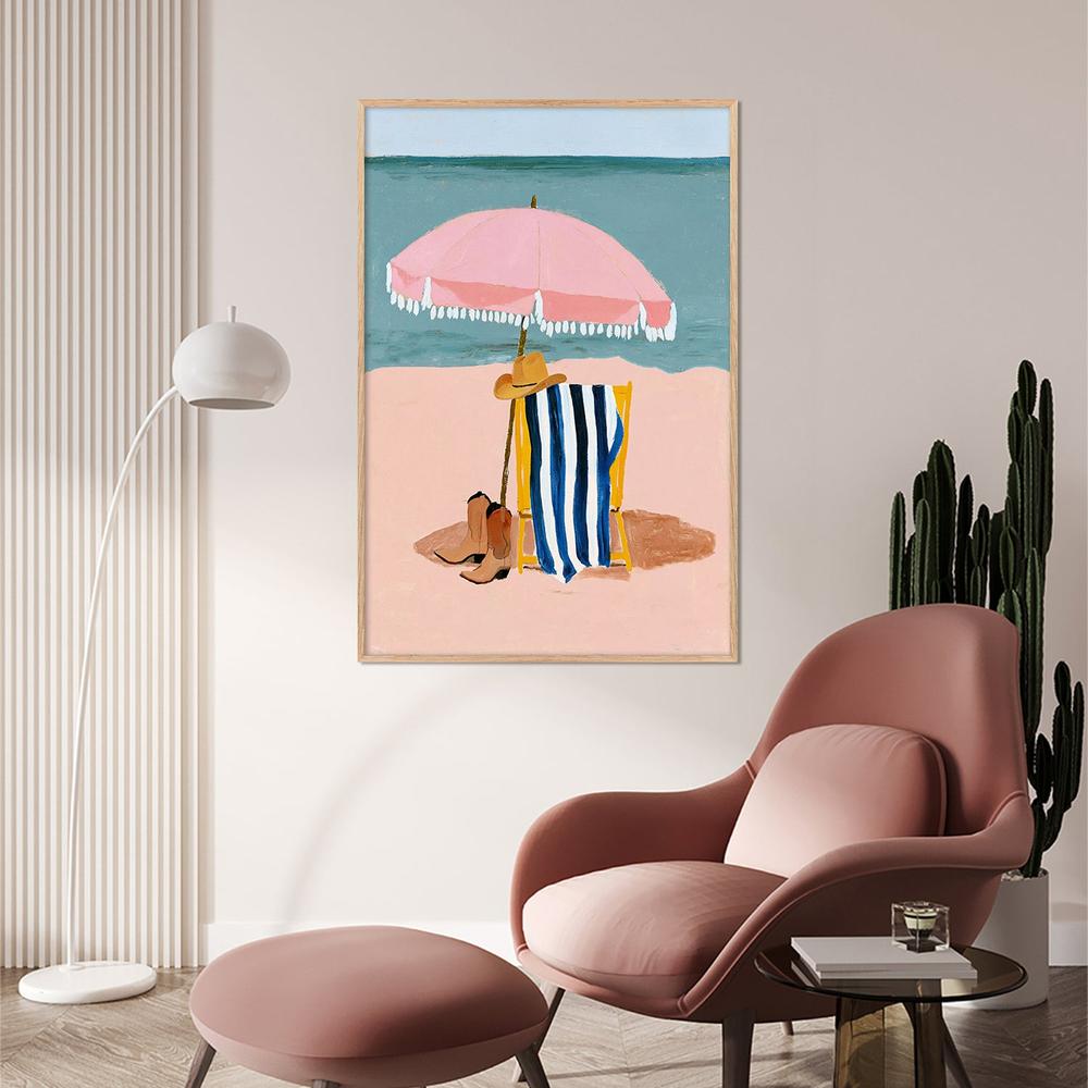 Cowgirl Summer-by-Lady Hana-wall-art-print-canvas-poster-framed-Gioia