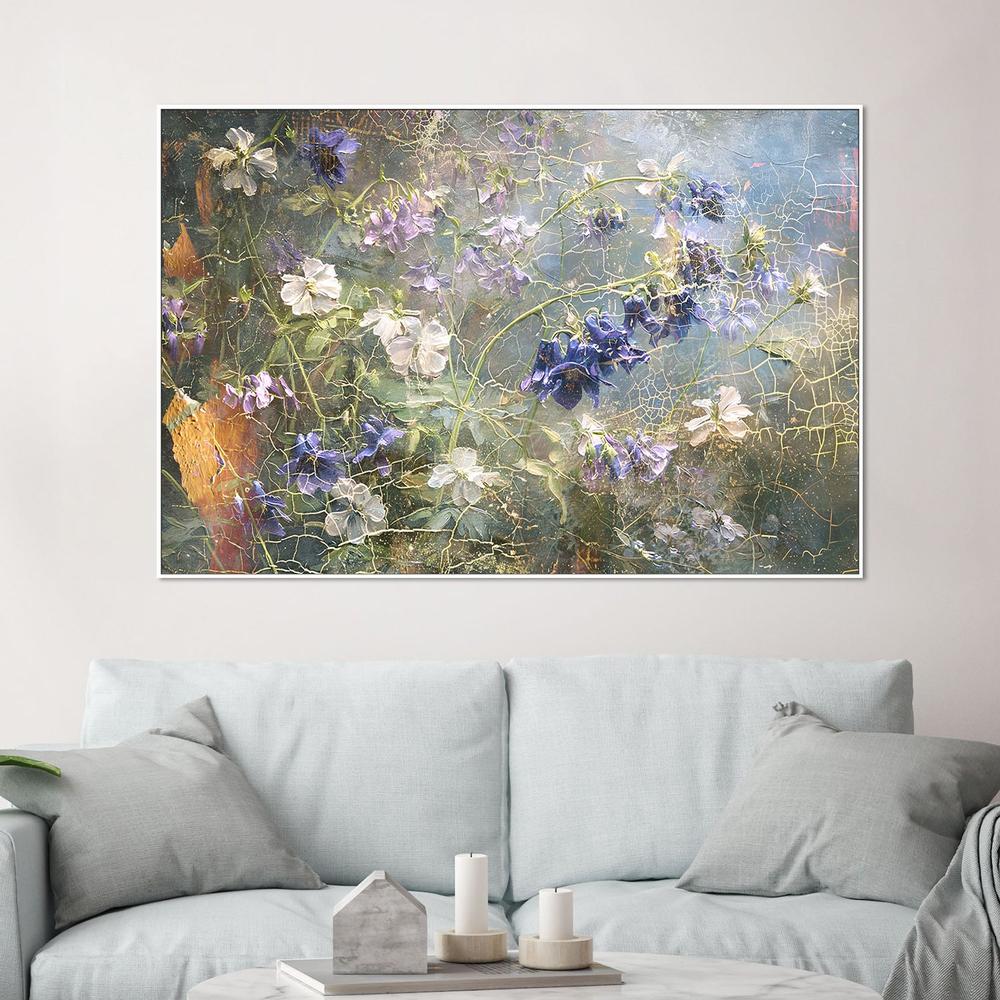 Cracked Vintage Flowers-by-Rafal Kulik-wall-art-print-canvas-poster-framed-Gioia