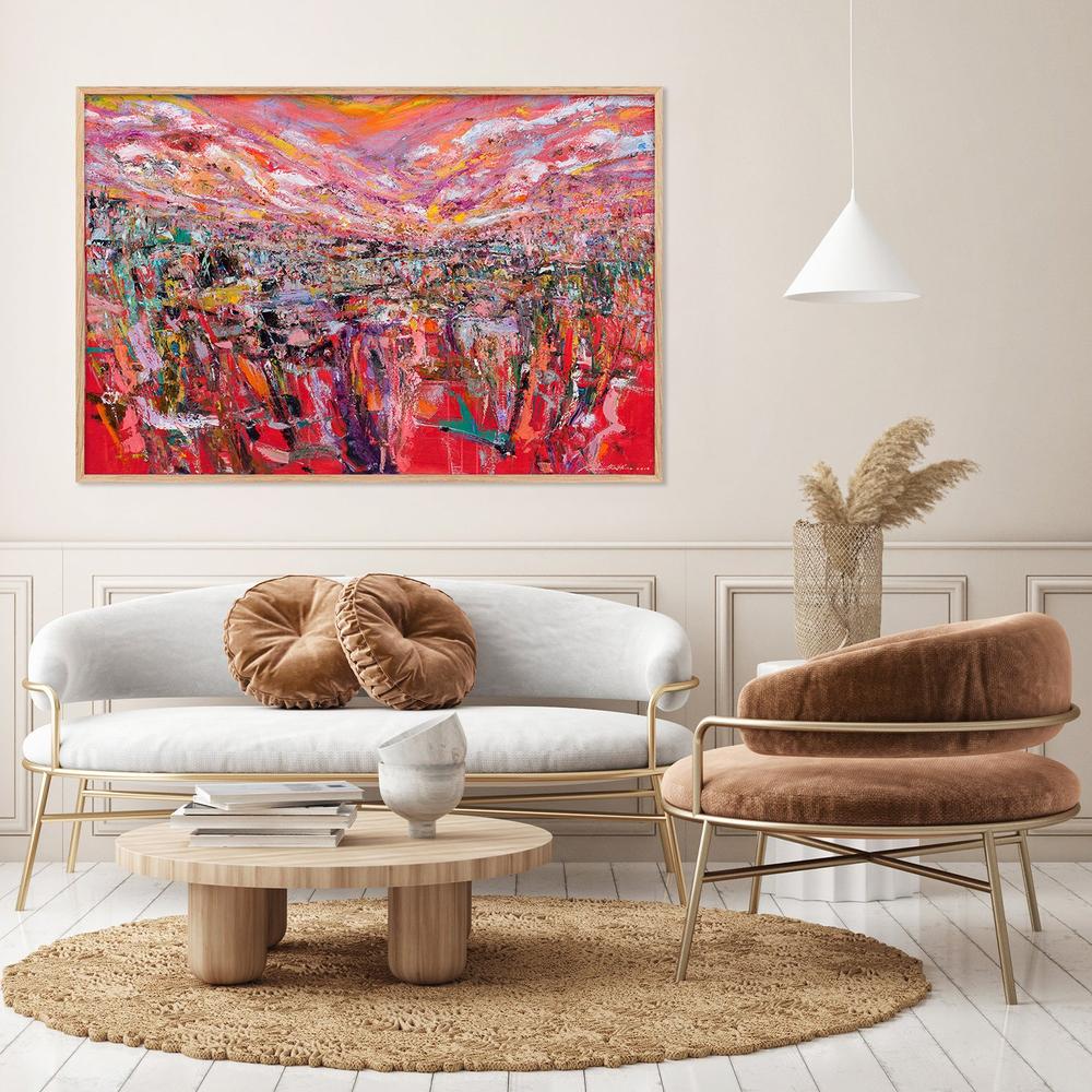 Crimson Horizon, Inner Peace-by-Kenneth WH Lee-wall-art-print-canvas-poster-framed-Gioia