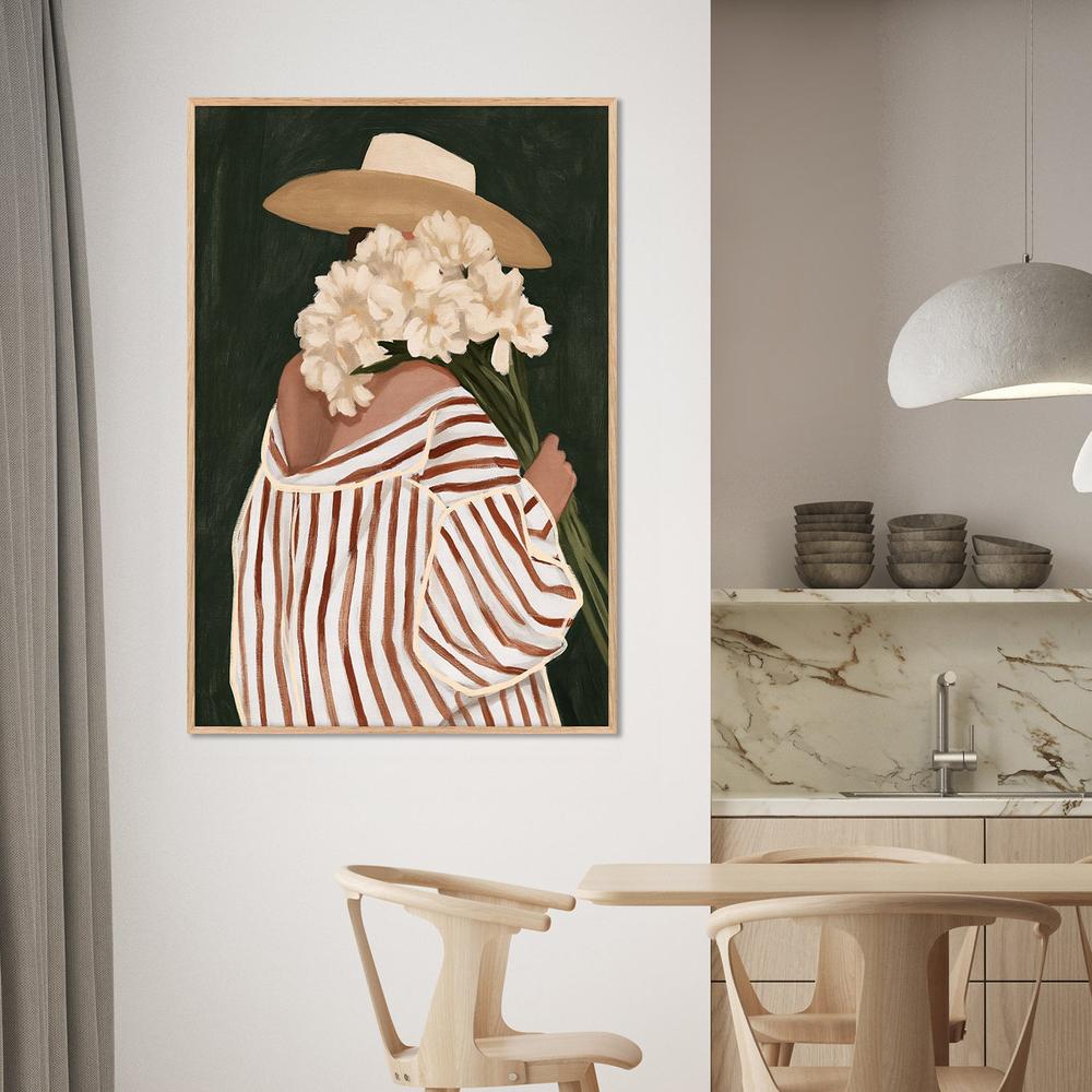 Cut This Morning-by-Lady Hana-wall-art-print-canvas-poster-framed-Gioia