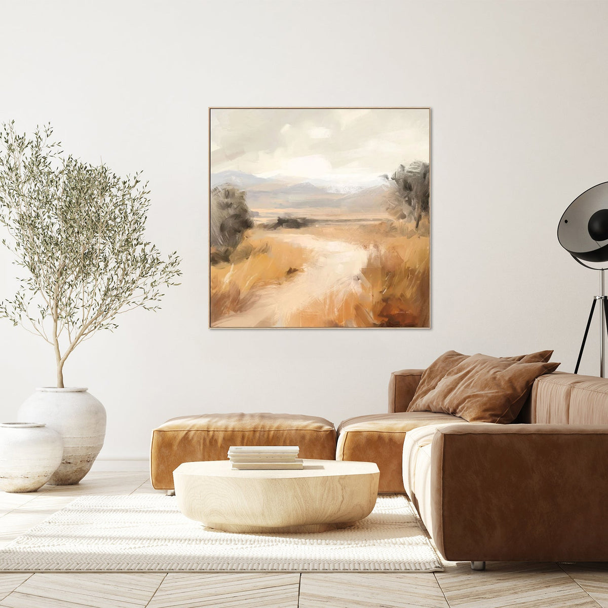 Landscape in Yellow Ochre