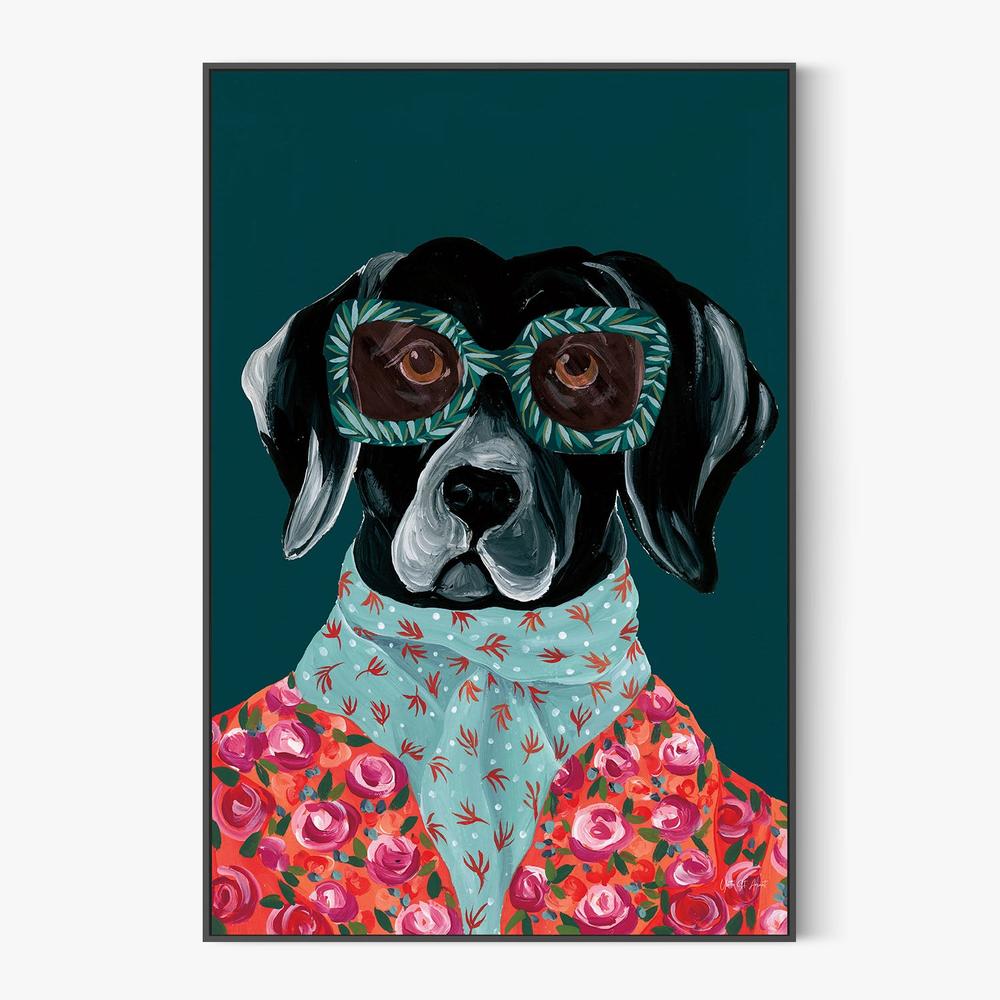 Dashing Labrador-by-Yvette St. Amant-wall-art-print-canvas-poster-framed-Gioia