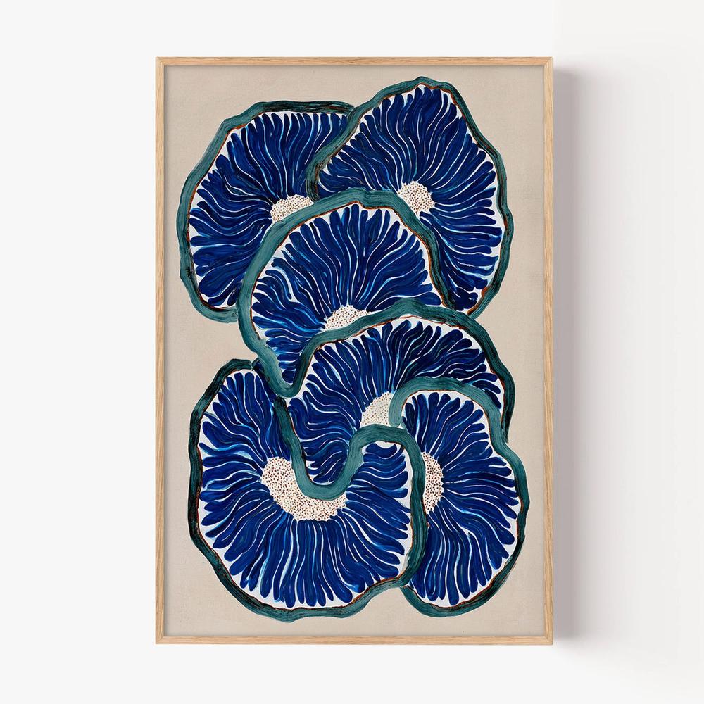 Deep Sea Petals-by-Lady Hana-wall-art-print-canvas-poster-framed-Gioia