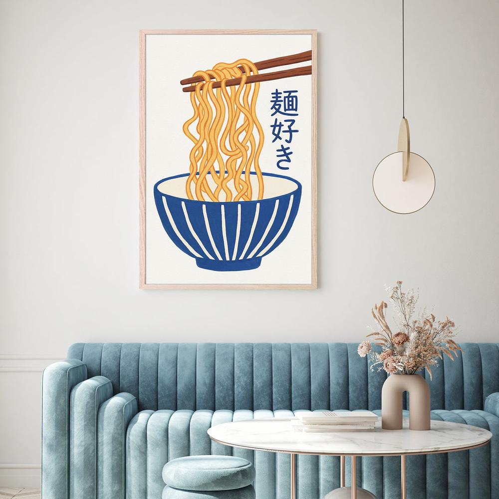 Delicious Ramen Bowl-by-Andreas Magnusson-wall-art-print-canvas-poster-framed-Gioia