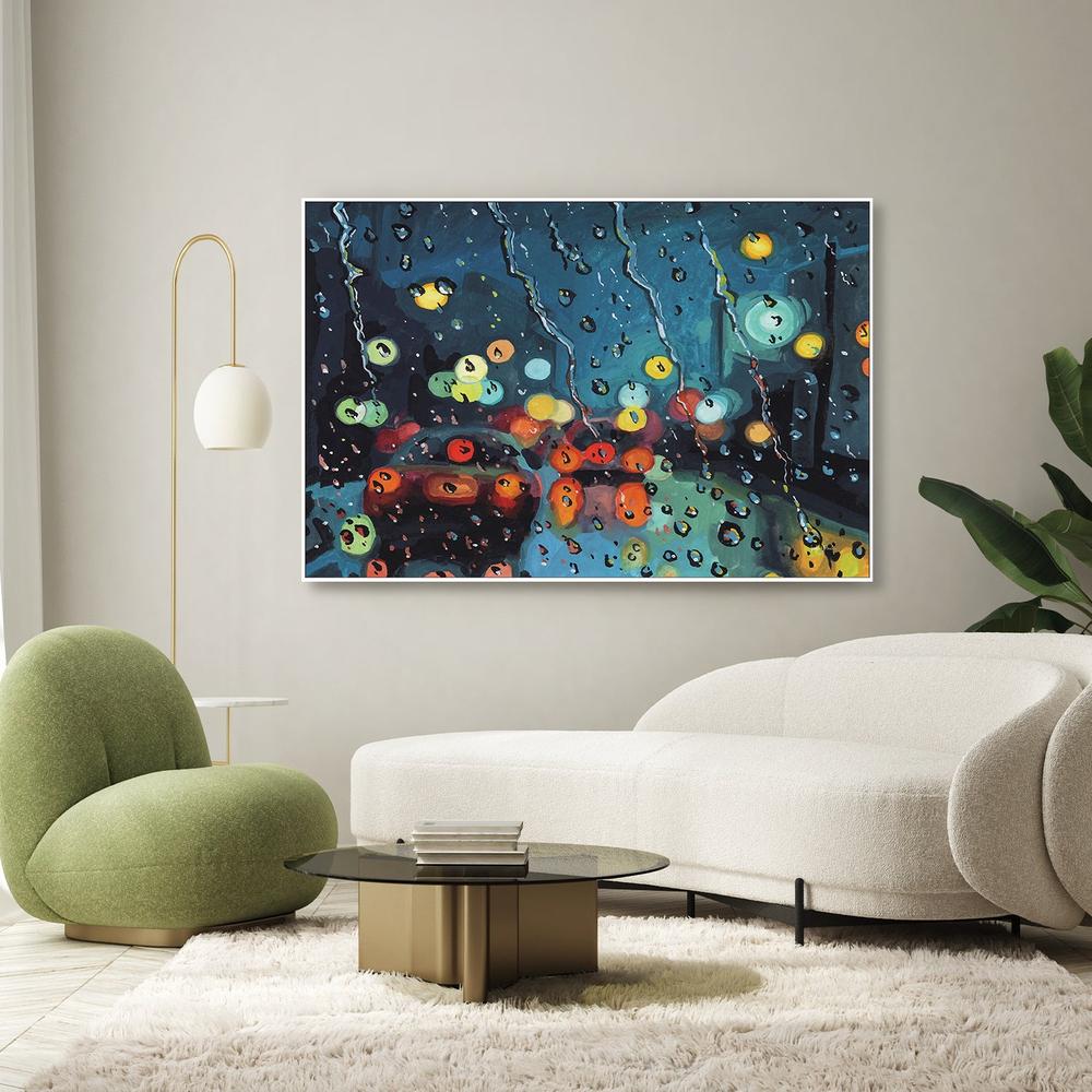 Disco Rain-by-Kate Jarvik Birch-wall-art-print-canvas-poster-framed-Gioia