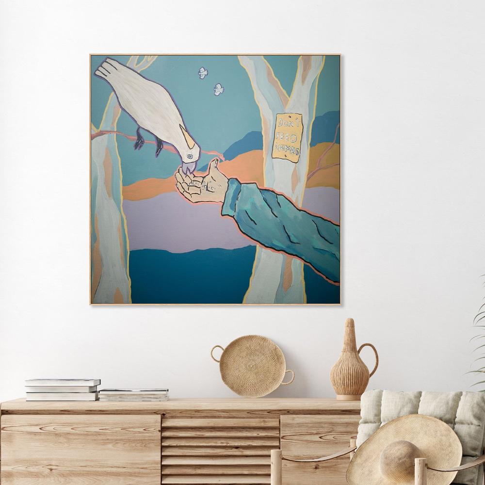Dont Feed The Animals-by-Sam Myers-wall-art-print-canvas-poster-framed-Gioia