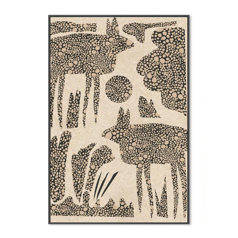 wall-art-print-canvas-poster-framed-Dotted Desert Wildlife-3