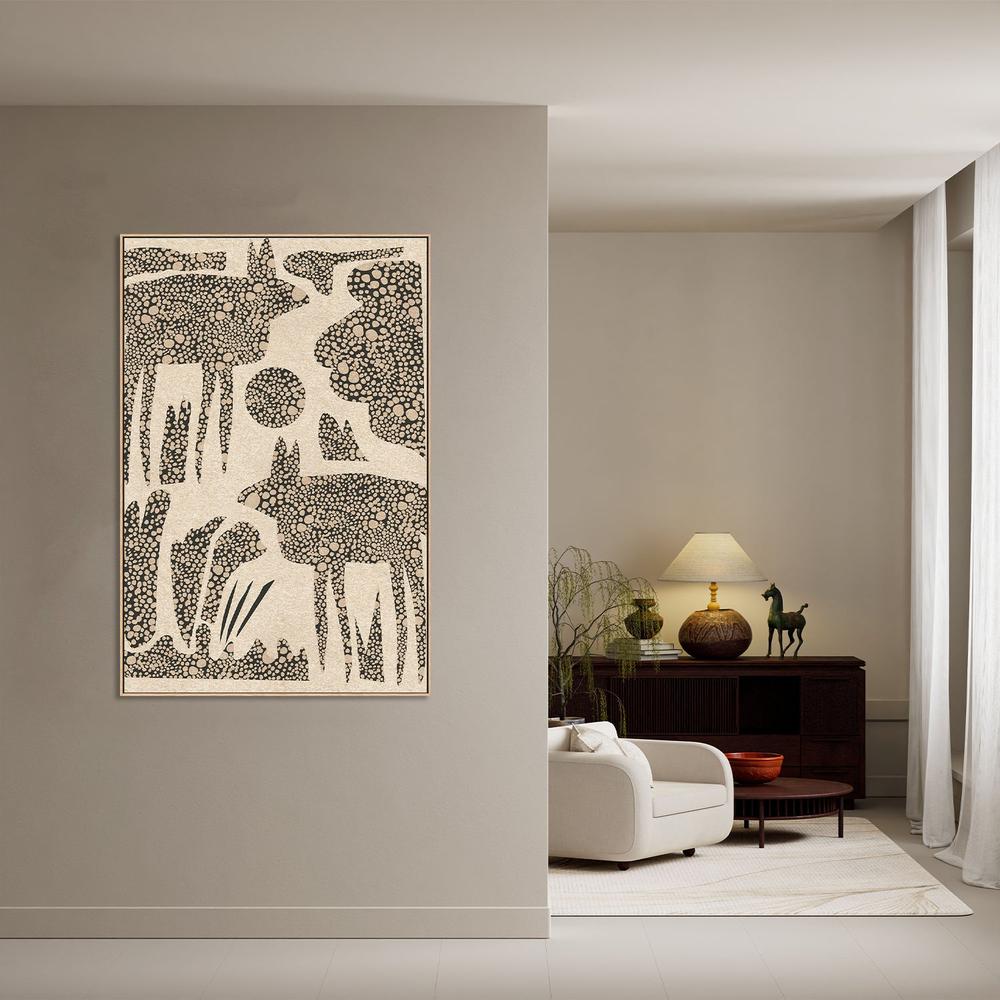 wall-art-print-canvas-poster-framed-Dotted Desert Wildlife-9