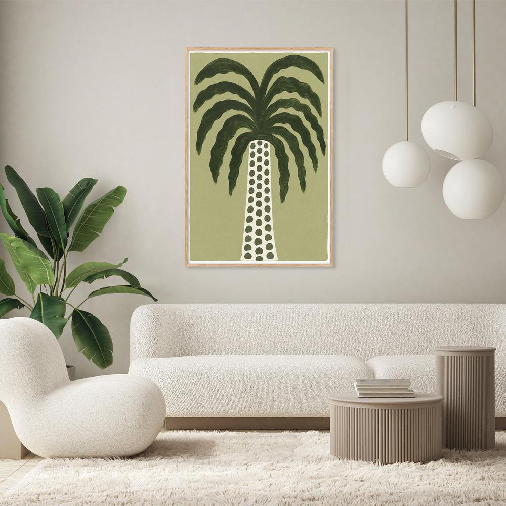 Dotted Palm-by-Lady Hana-wall-art-print-canvas-poster-framed-Gioia