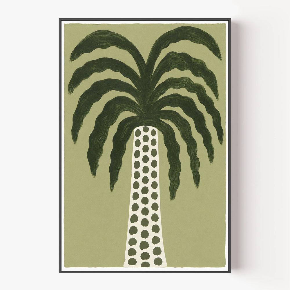 Dotted Palm-by-Lady Hana-wall-art-print-canvas-poster-framed-Gioia
