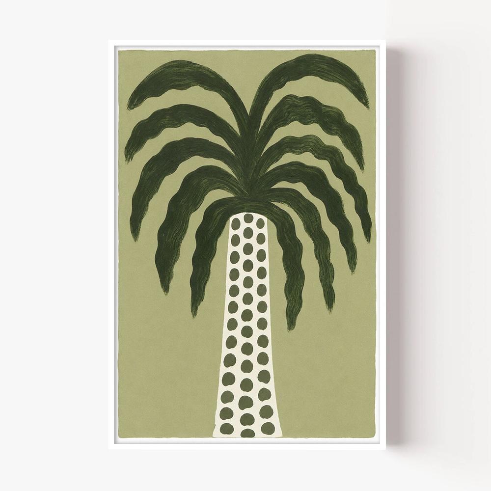 Dotted Palm-by-Lady Hana-wall-art-print-canvas-poster-framed-Gioia