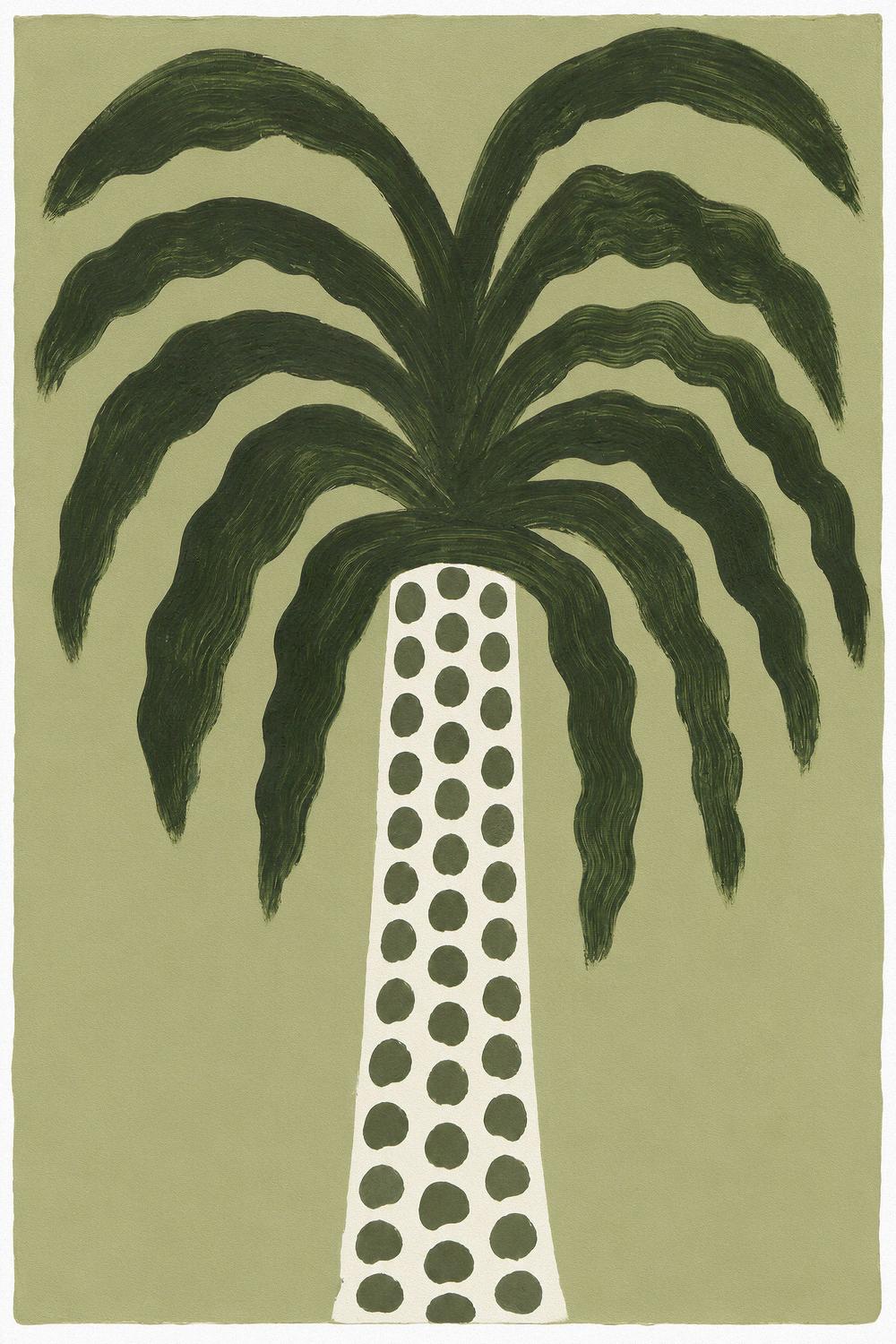 Dotted Palm-by-Lady Hana-wall-art-print-canvas-poster-framed-Gioia