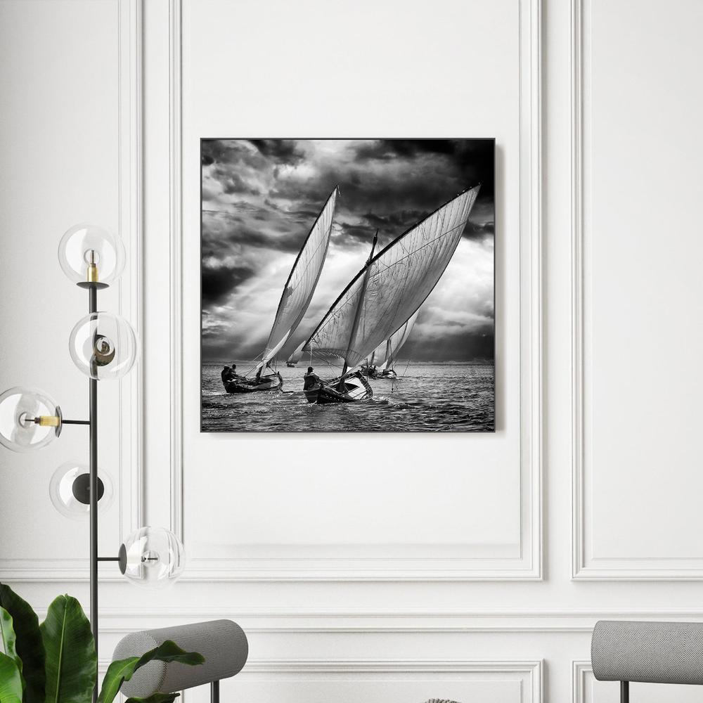 Dramatic Sailing Race-by-Angel Villalba-wall-art-print-canvas-poster-framed-Gioia