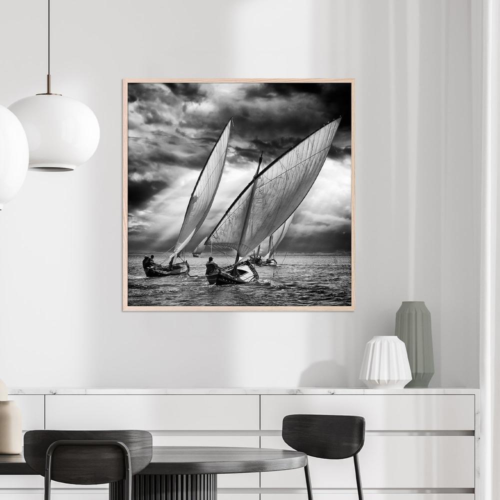 Dramatic Sailing Race-by-Angel Villalba-wall-art-print-canvas-poster-framed-Gioia