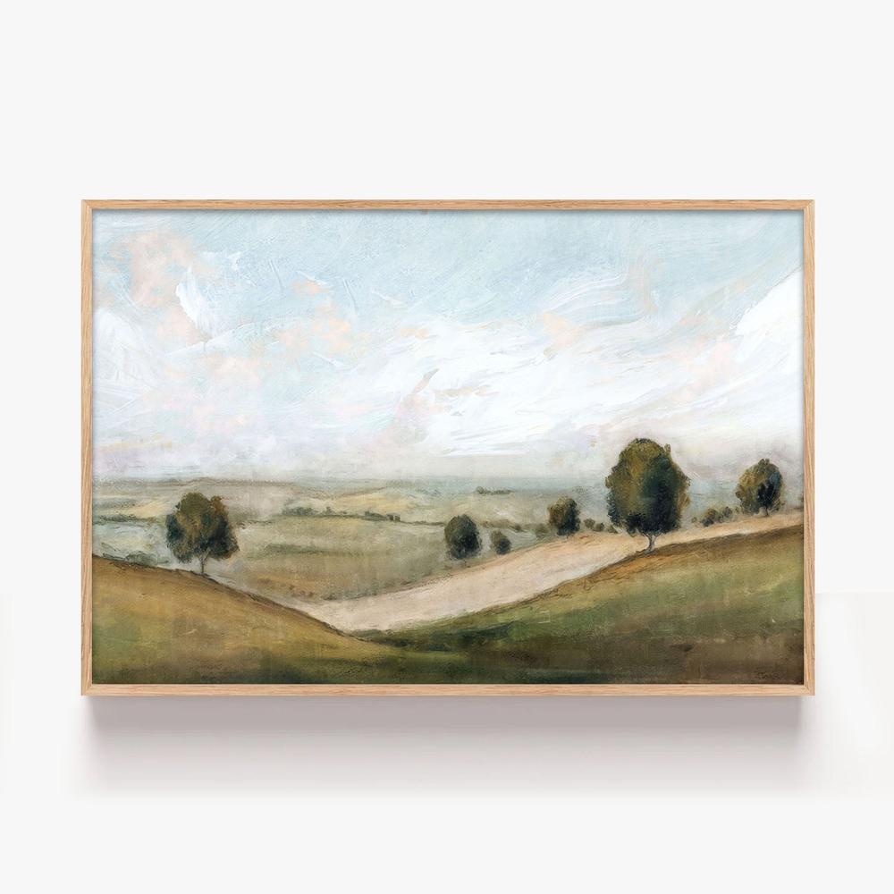Dreamfields, Style B-by-Nina Blue-wall-art-print-canvas-poster-framed-Gioia