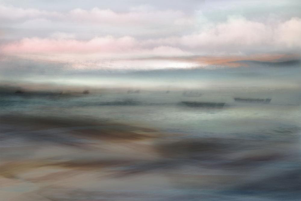 Dreamy Blurred Ocean-by-Christina Sillen-wall-art-print-canvas-poster-framed-Gioia