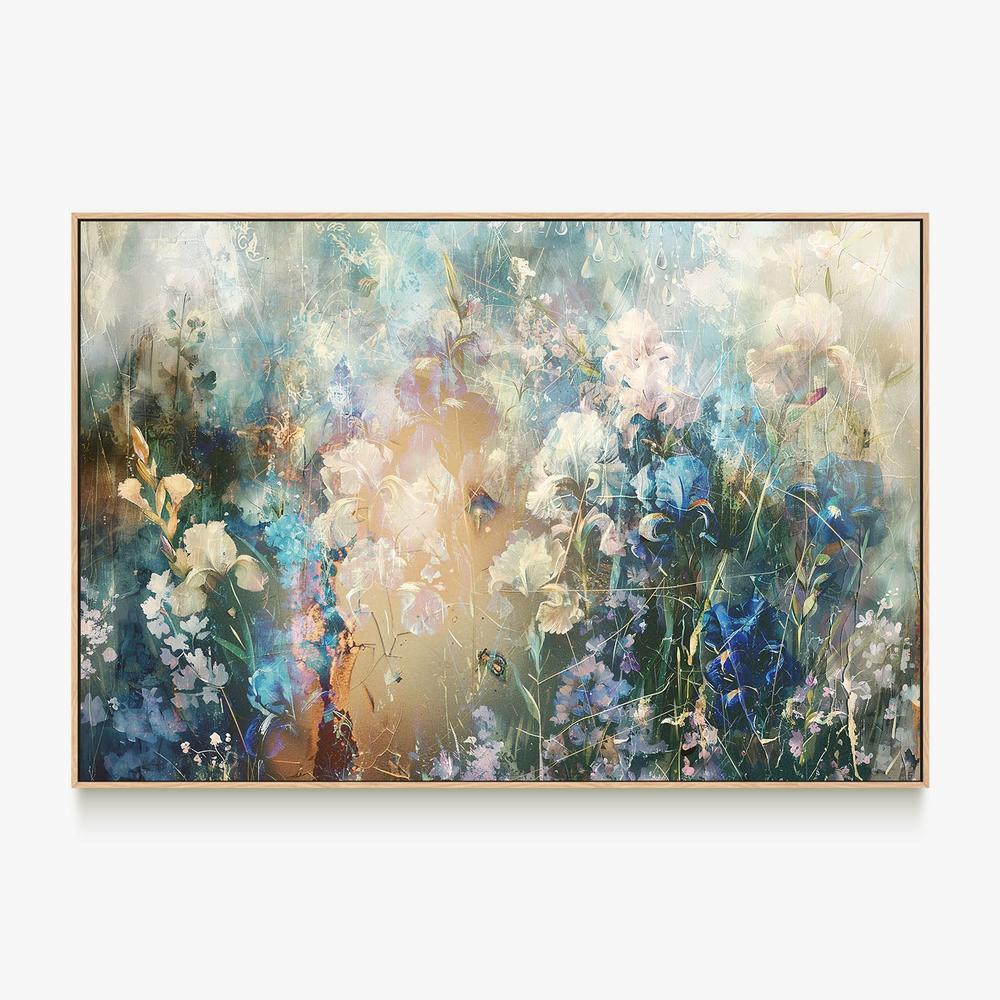 Dreamy Iris Garden-by-Rafal Kulik-wall-art-print-canvas-poster-framed-Gioia