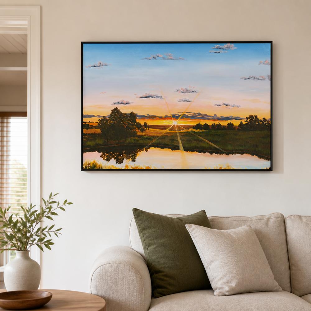Drenched in Gold-by-Meg Frances-wall-art-print-canvas-poster-framed-Gioia