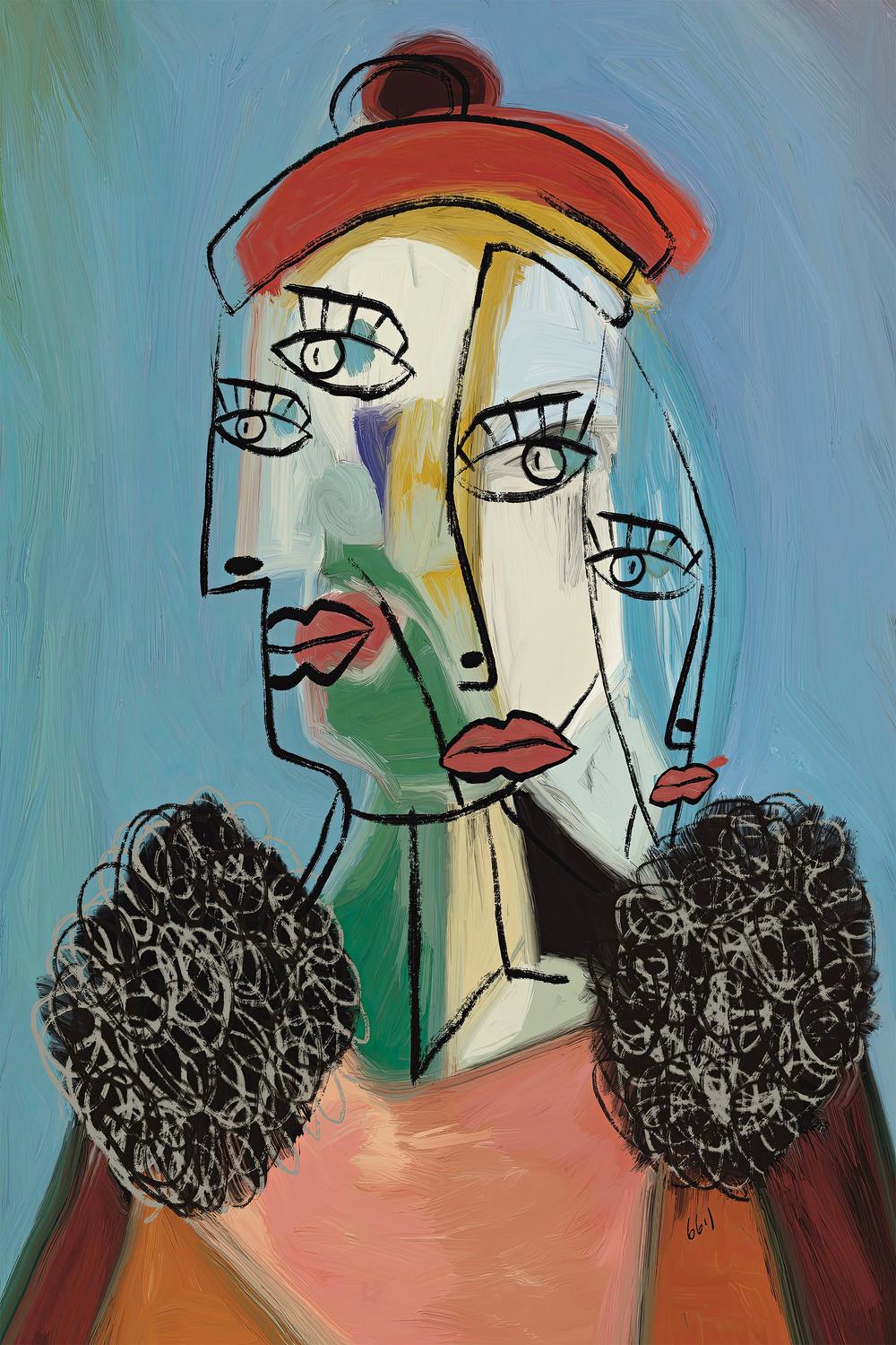 EL DOBLE-by-Giovanna Gil Alves-wall-art-print-canvas-poster-framed-Gioia